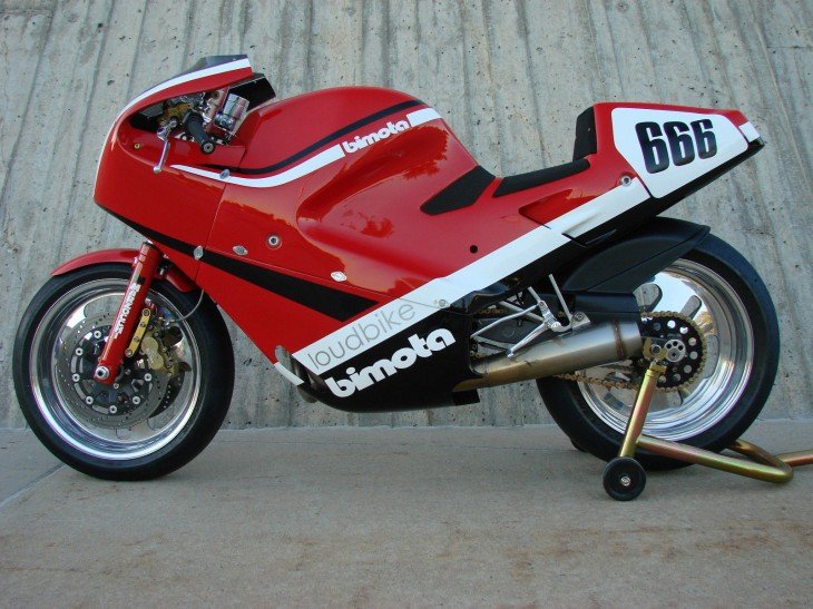 1986 Bimota DB1 Track Bike L Side