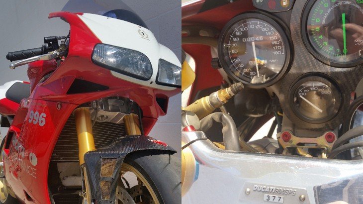 1999 Ducati 996SPS Front and Dash
