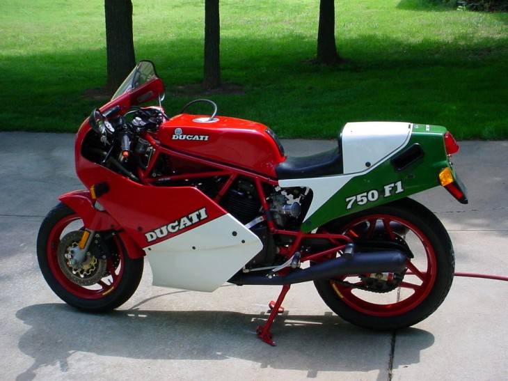 1988 Ducati 750F1 L Side