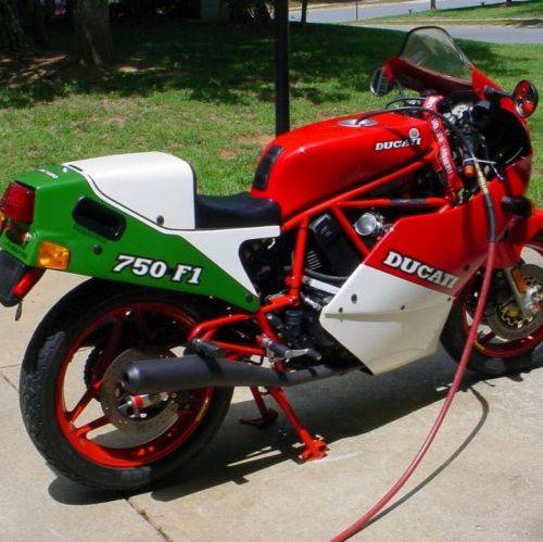 1988 Ducati 750F1 R Side