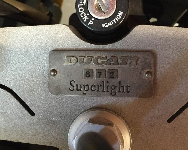 1993 Ducati Superlight Top Triple