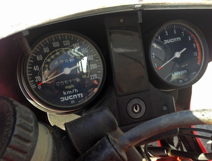 1985 Ducati 750F1 Dash