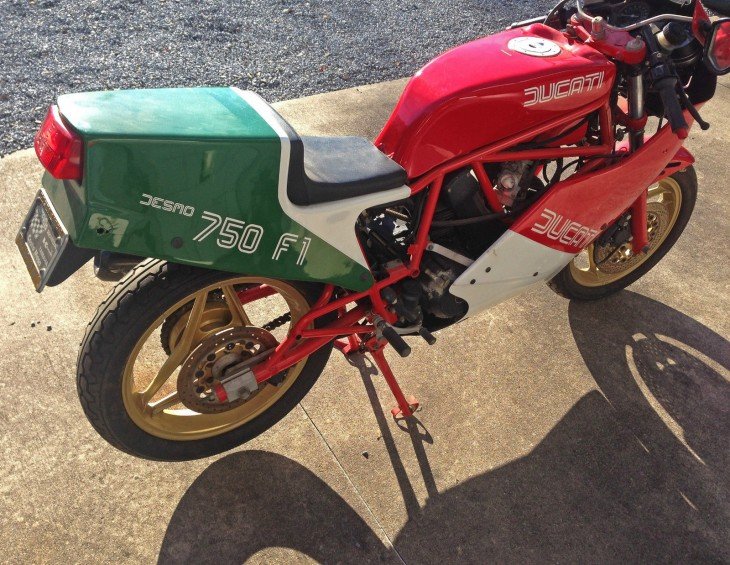 1985 Ducati 750F1 R Rear