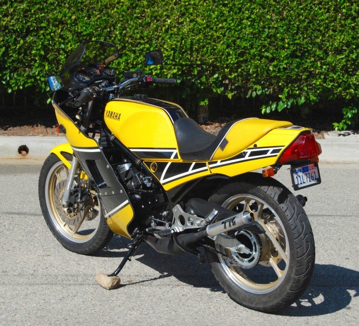 1985 Yamaha RZ350 L Rear