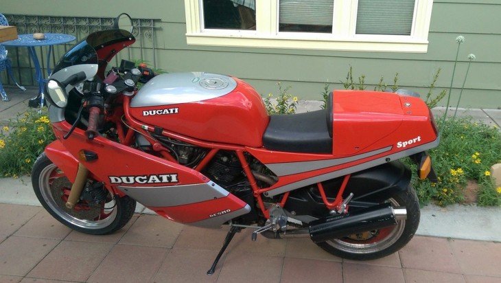 1990 Ducati 750 Sport L Side
