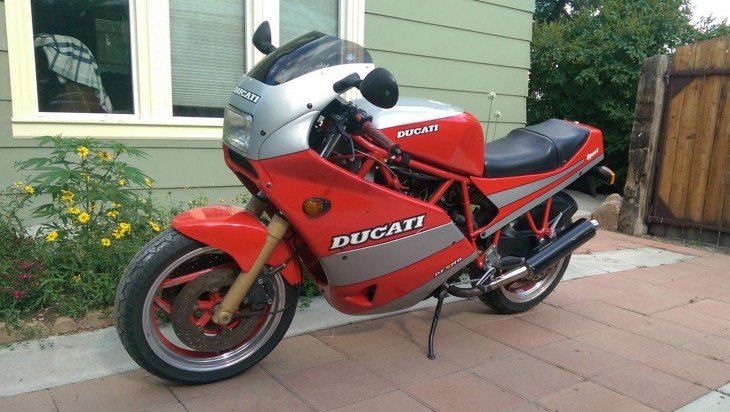 1990 Ducati 750 Sport L Side Front