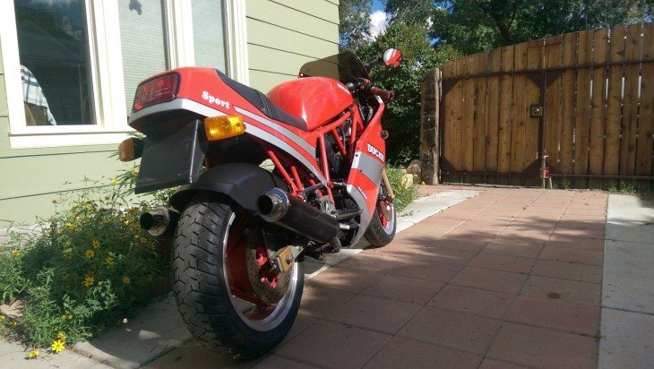 1990 Ducati 750 Sport R Side Rear