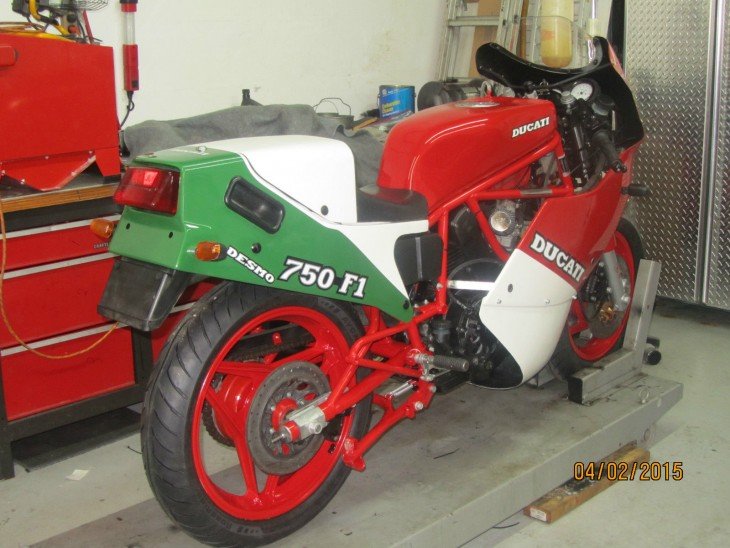 1987 Ducati F1 R Rear2
