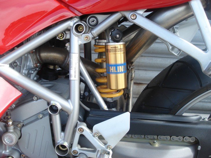 200150923 2004 ducati 998s final edition right shock detail