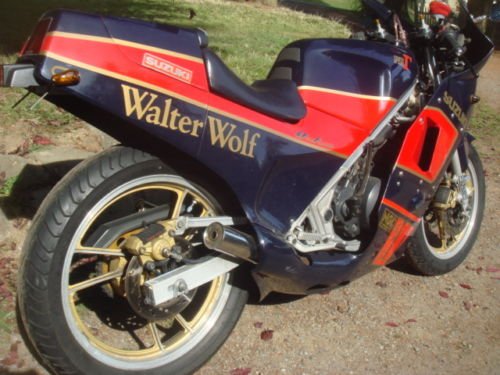 1985 Suzuki RG250 Walter Wolf R Side Rear