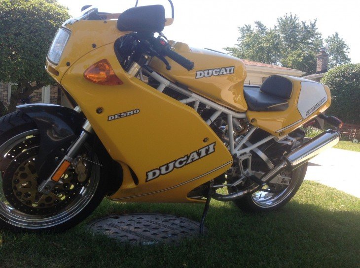 1993 Ducati Superlight L Side Front Yellow