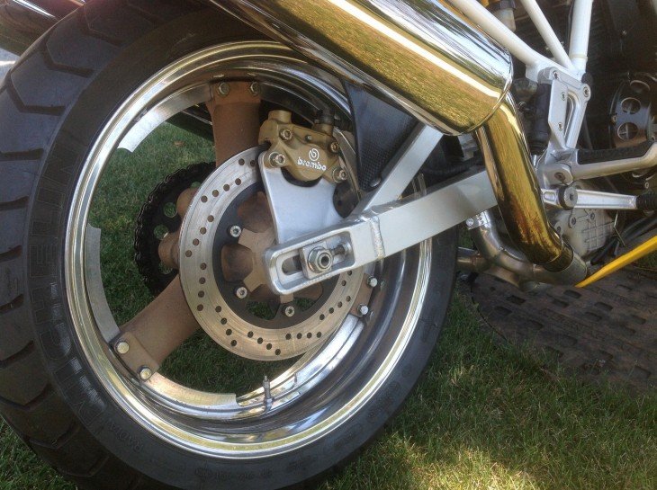 1993 Ducati Superlight Rear Wheel Yellow